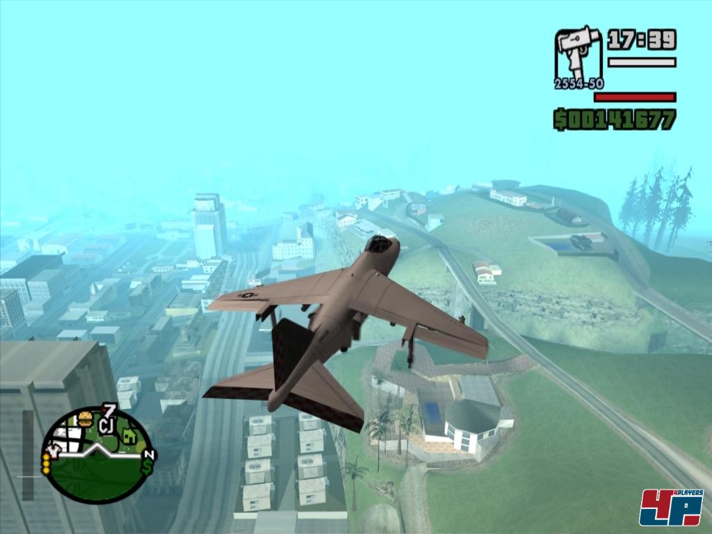 Im sp&auml;teren Spielverlauf bekommt man auch Zugriff auf diverse Luftfahrzeuge: Vom Senkrechtstarter-Jet...