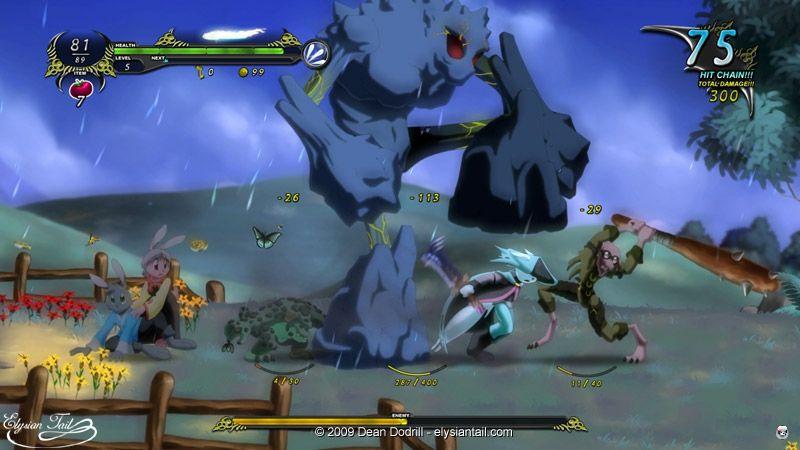 Die Bossgegner k&ouml;nnen immensen Schaden verursachen, wenn man nicht rechtzeitig ausweicht oder kontert.