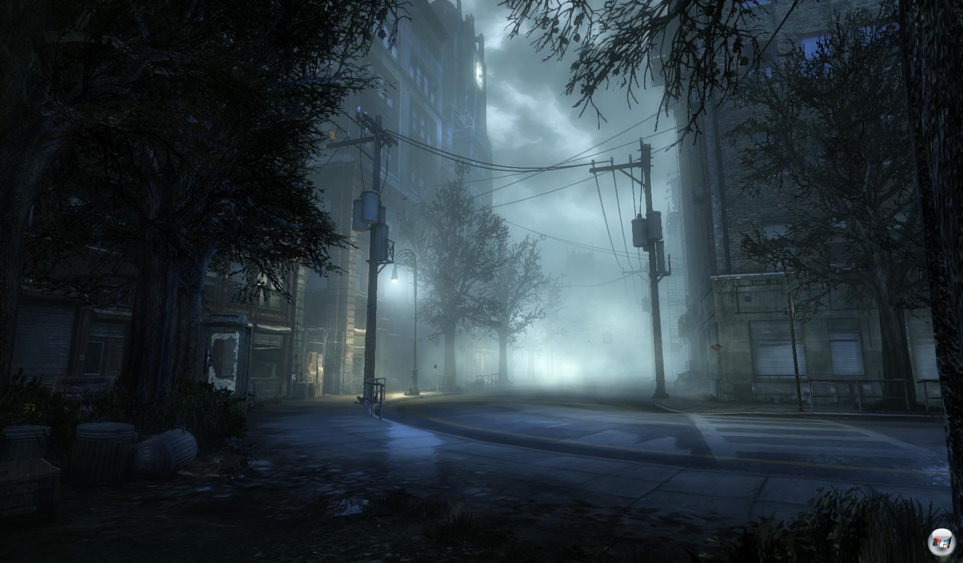 Sowohl die Stadt mit ihren verwinkelten Gassen als auch so manche Geb&auml;ude wie etwa die riesige Bibliothek wurden ansehnlich gestaltet &ndash; auch das Kloster ist mit seinen klaffenden Abgr&uuml;nden ist ein Hingucker.