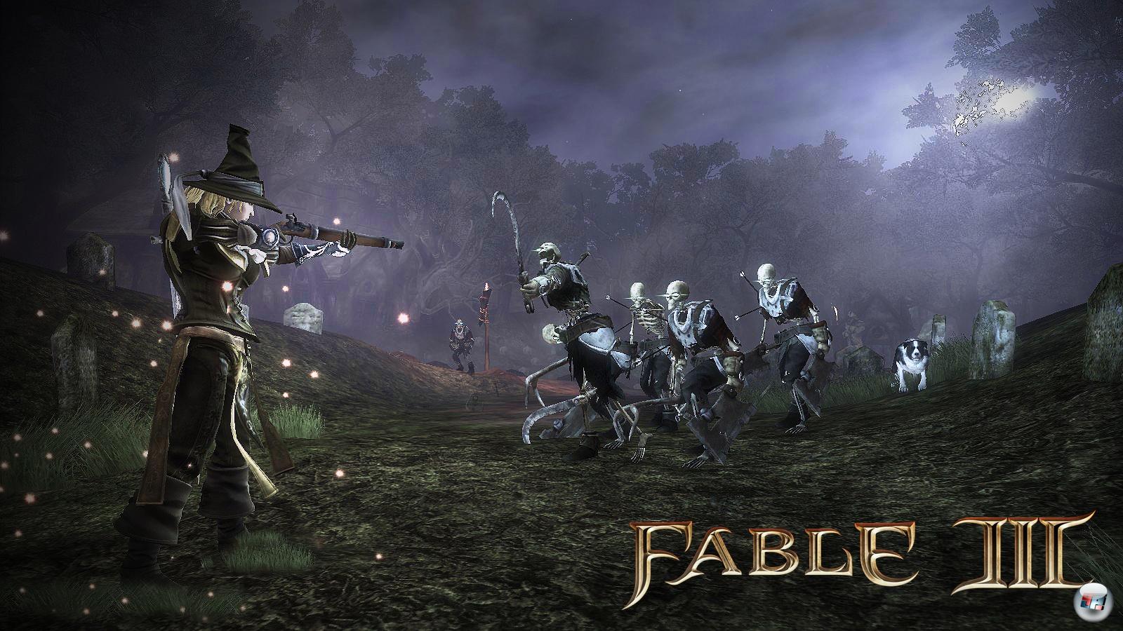 Fable III bietet als leicht zug&auml;nglicher Action-RPG-Spielplatz mit Moralentscheidungen gut inszenierte K&auml;mpfe. 