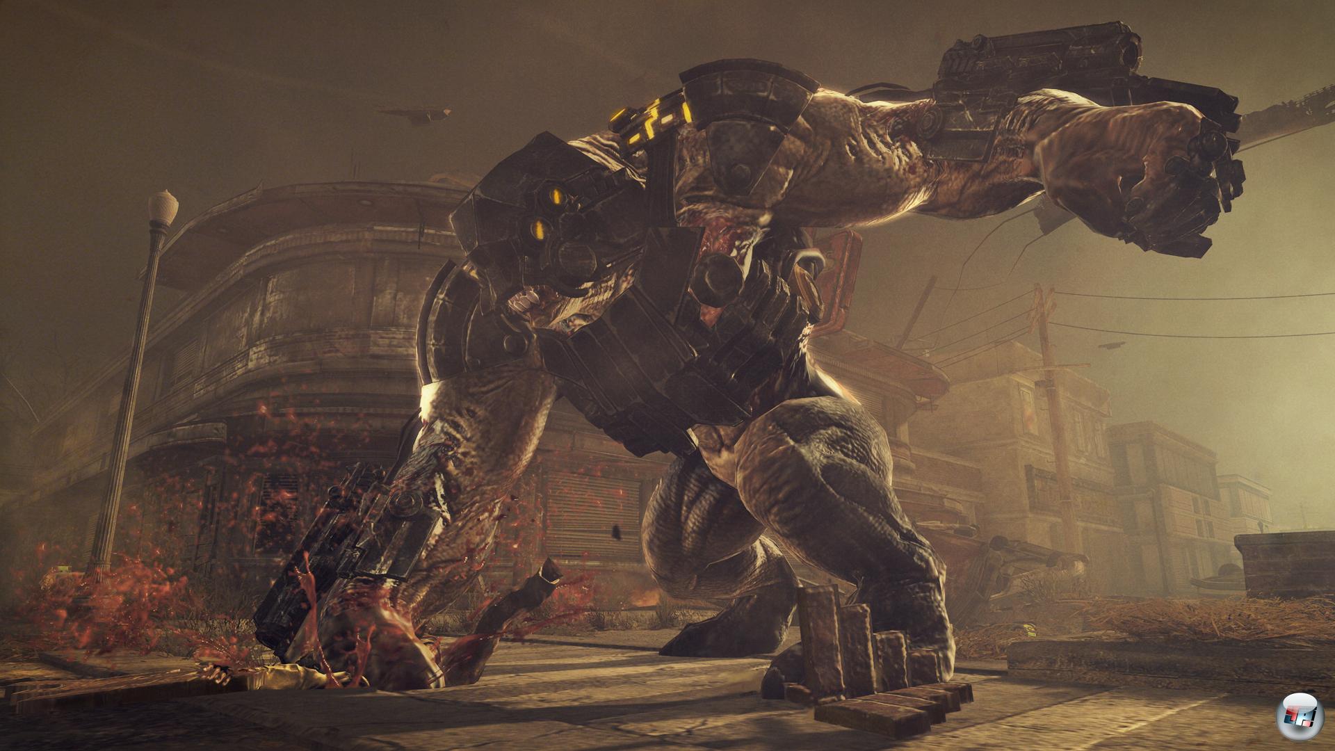 Wo dieser Chimera-Gorilla hinschl&auml;gt, w&auml;chst kein Gras mehr...