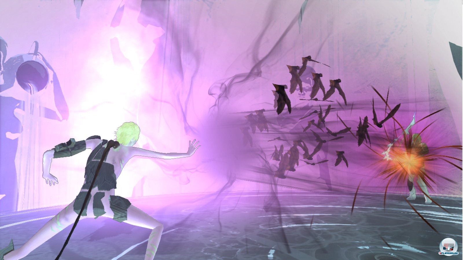 Wie nah ein Gegner dem Tod ist, erkennt man anfangs nur am Zustand seiner R&uuml;stung.