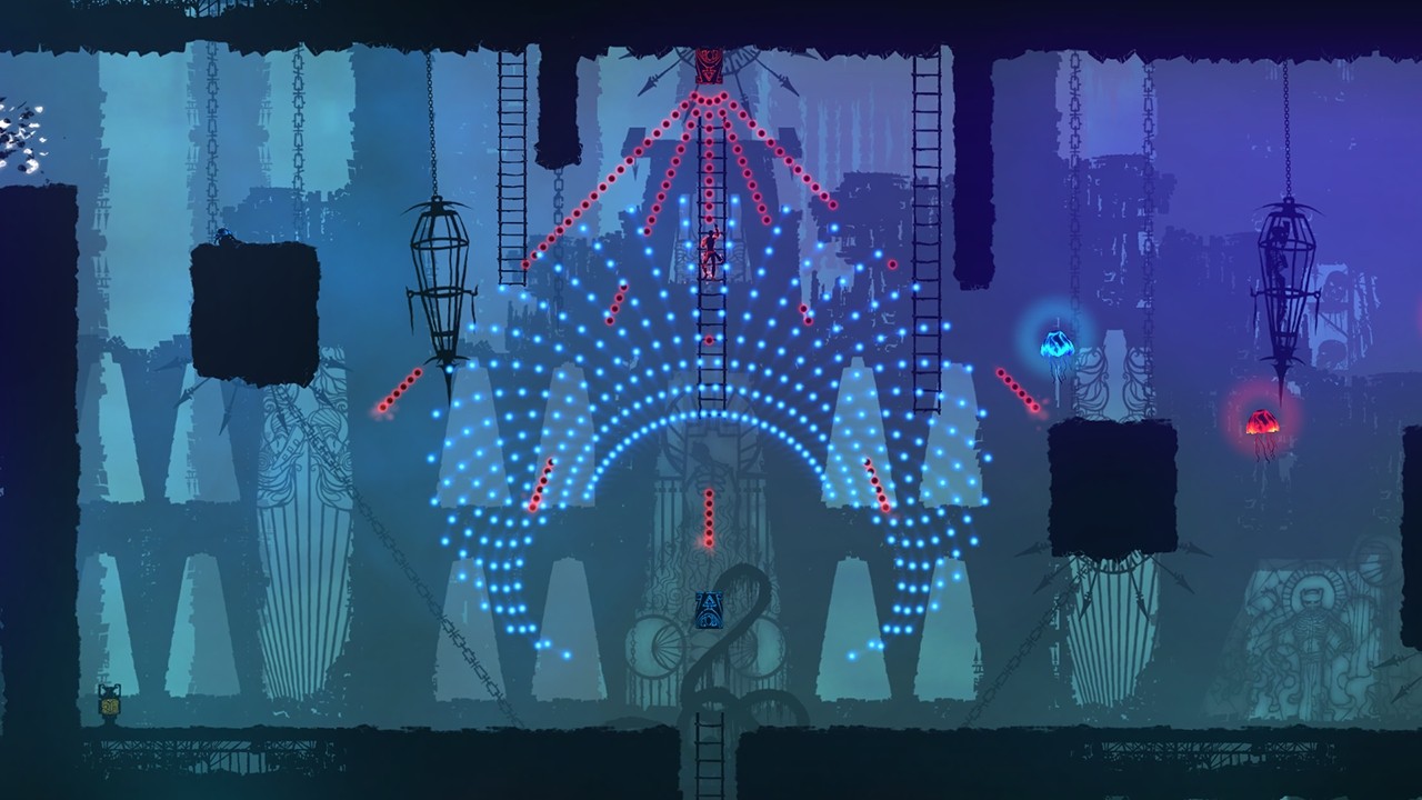 R-Type l&auml;sst gr&uuml;&szlig;en: Wie in einem Sidescroller regnet es glimmende Gefahr von allen Seiten.