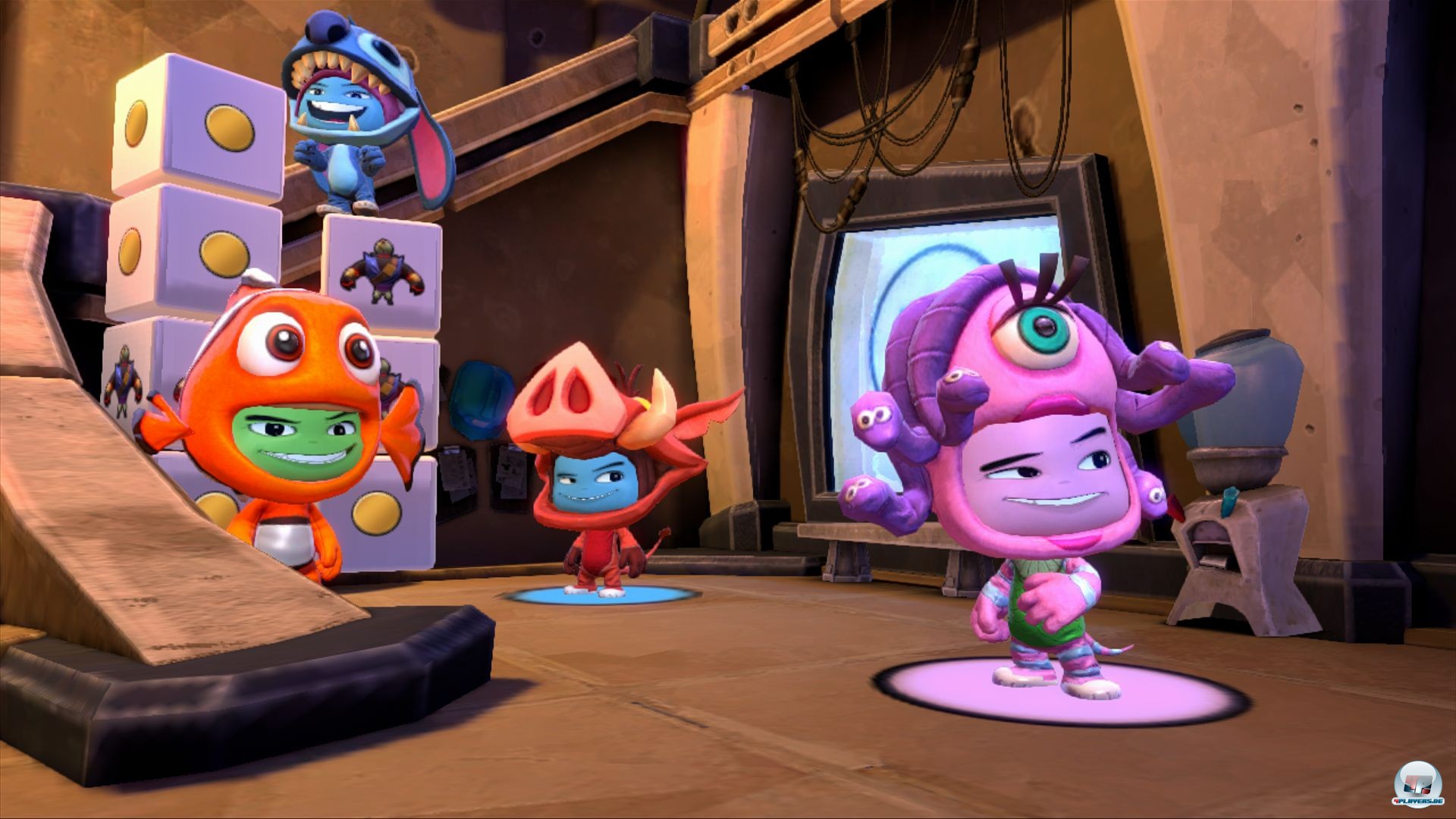 Die Kost&uuml;me sind ebenso knuffig wie die Figuren, nutzen aber das Potenzial nicht aus.