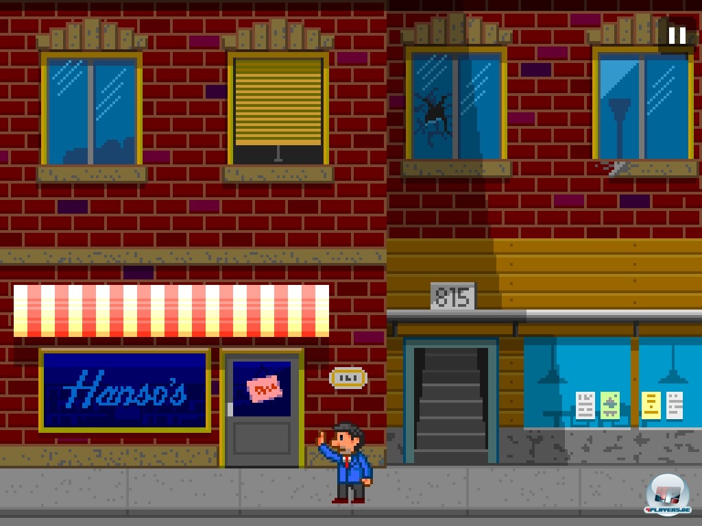 Frank Solway hat noch kein Problem. Aber gleich f&auml;llt etwas vom Himmel...