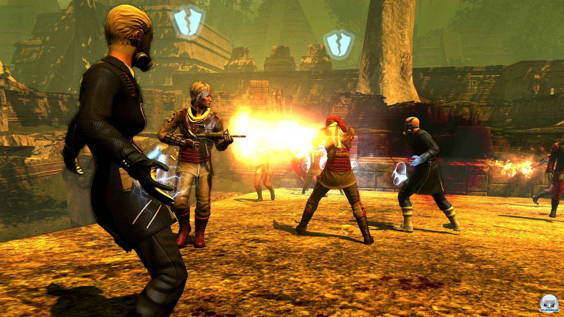 Als Teil einer Gruppe macht das Abenteuer am meisten Spa&szlig; - der PvP beschr&auml;nkt sich allerdings auf das N&ouml;tigste.