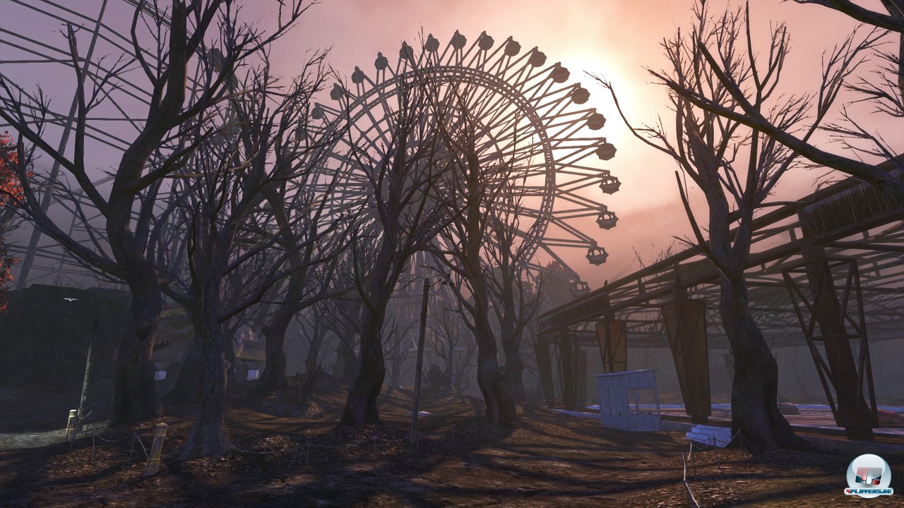 Der stillgelegte Jahrmarkt ist einer der stimmungsvollsten Schaupl&auml;tze.