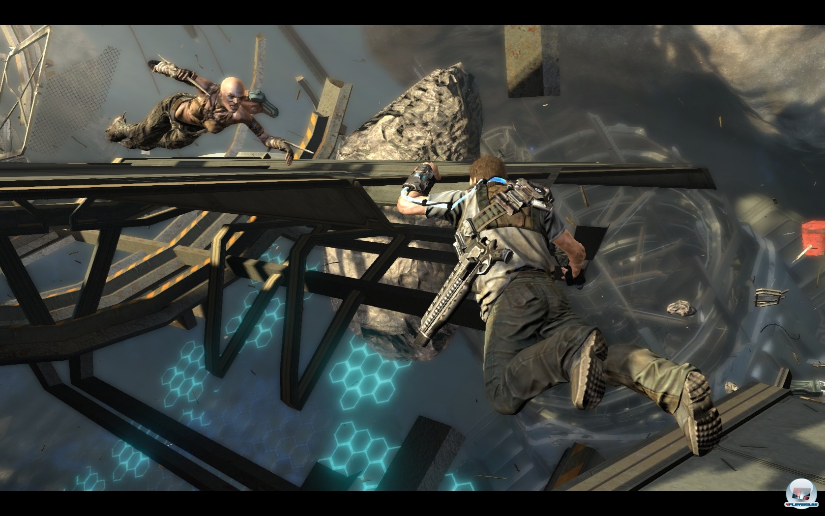 Die Gefechte in der Schwerelosigkeit sind intensiv, werden aber &uuml;berstrapaziert.