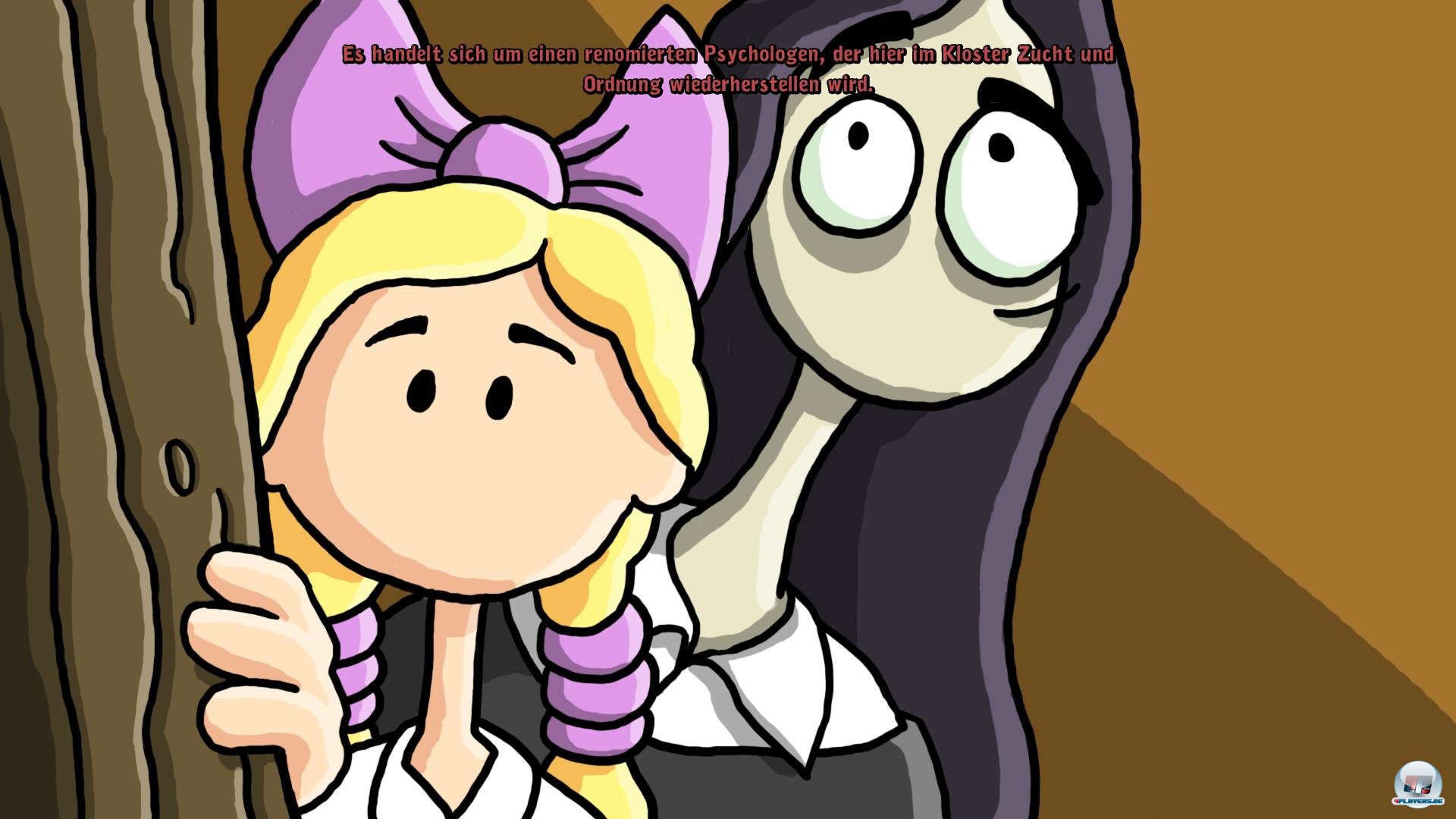 Der trashige Zeichenstil passt prima zum Humor. In den sehr schlicht geratenen Nahaufnahmen ist Daedalic aber &uuml;bers Ziel hinausgeschossen.