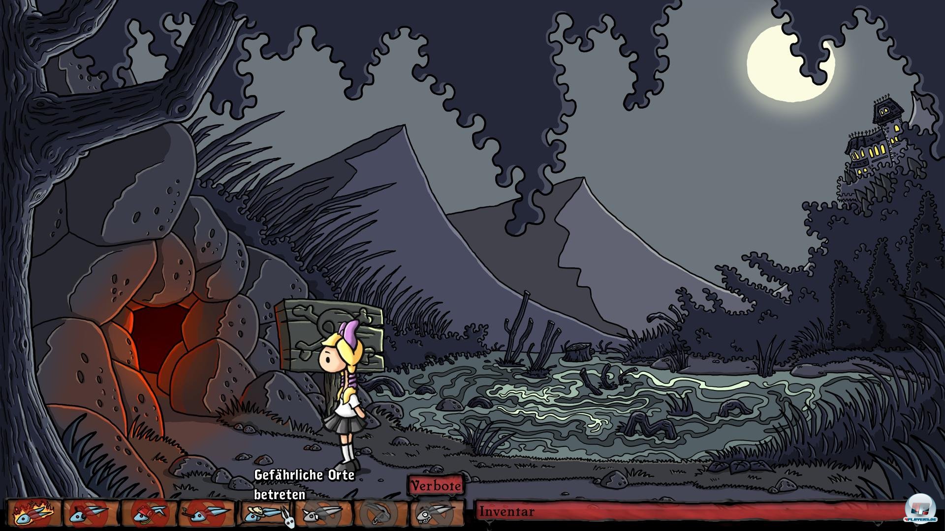 ...danach l&auml;sst sich eines der Verbote in der Extra-Leiste deaktivieren.