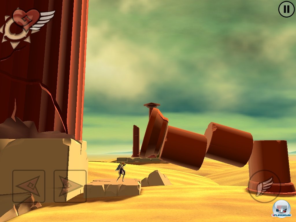 Auf iPad und iPod touch/iPhone l&ouml;st man physikalische Bewegung mit dem Finger aus.