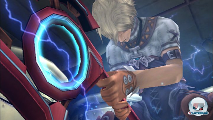 Mit der m&auml;chtigen Monado-Klinge kann Shulk in die Zukunft blicken und den Lauf der Geschichte &auml;ndern.