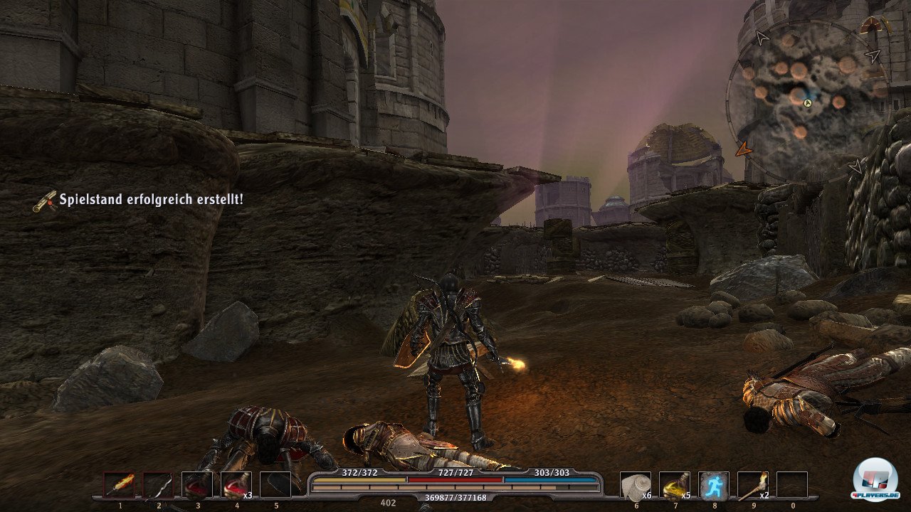 Man metzelt sich halt so durch und links und rechts sterben die Feinde, ohne dass man selber in Gefahr ger&auml;t.