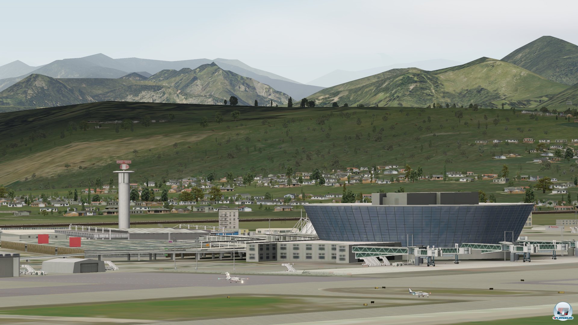 Innsbruck geh&ouml;rt zu den vier von Beginn an enthaltenen Hoch-detaillierten Flugh&auml;fen.