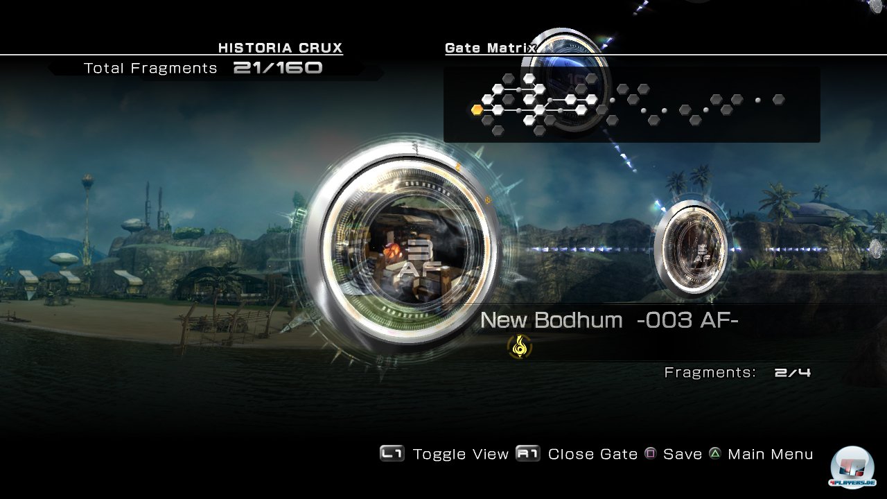 &Uuml;ber die Chronosph&auml;re wechselt man bequem zwischen verschiedenen Schaupl&auml;tzen und Epochen.