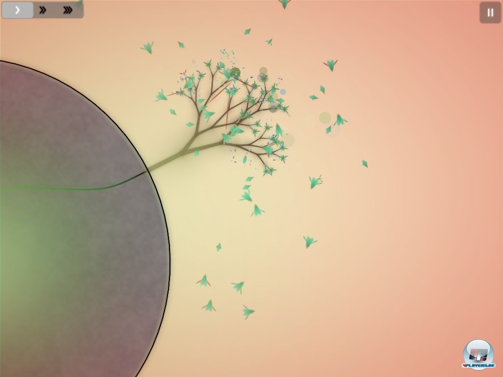 Eib Baum auf einem Kometen: Die Grundlage f&uuml;r die florale Expansion.