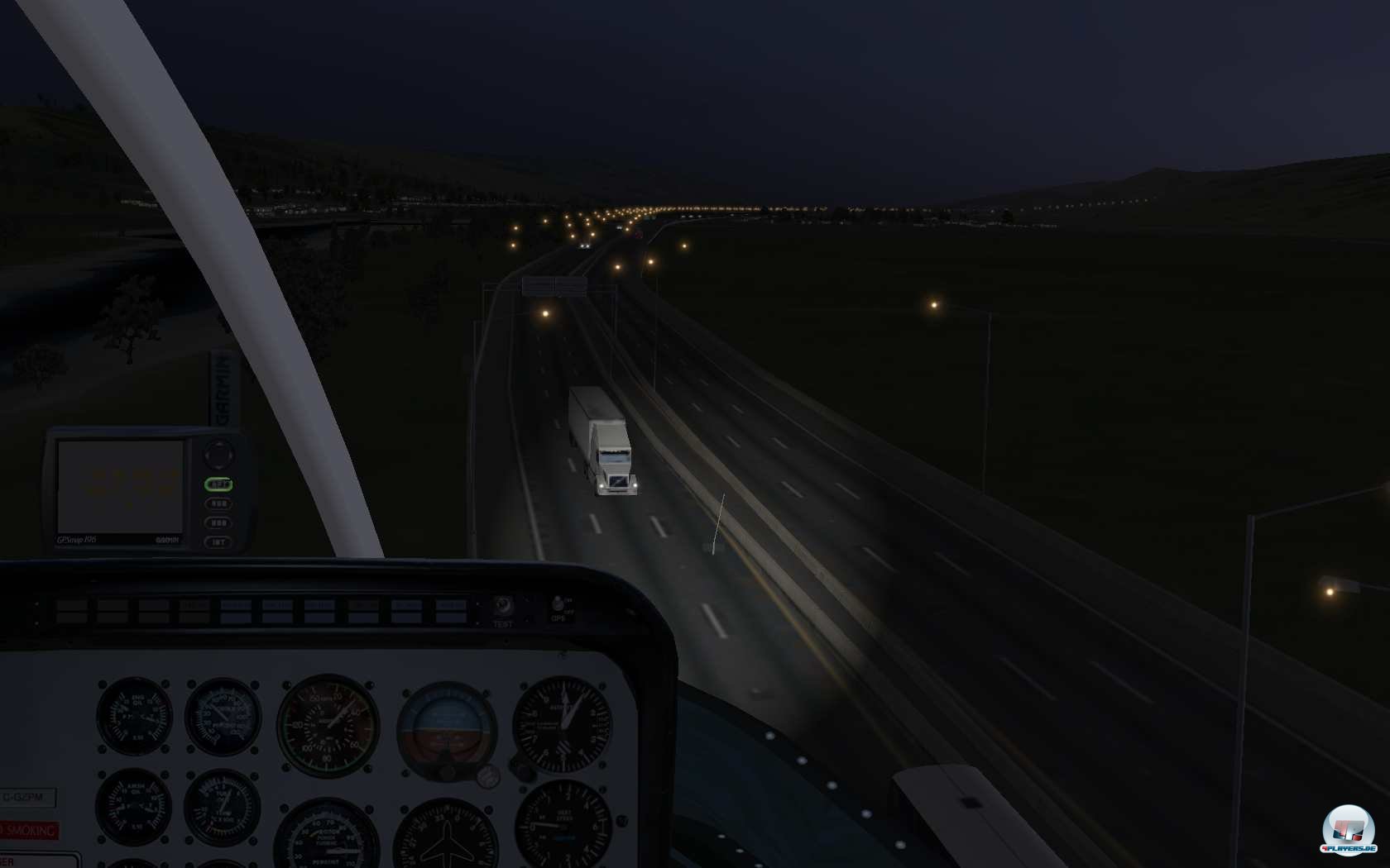 Dynamische Lichtquellen am Boden vermitteln eine beeindruckend realistische Atmosph&auml;re.