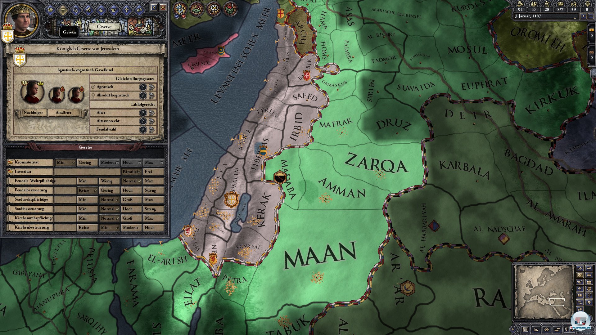 Man sollte stets darauf achten, wer mal das Land erbt, sonst kann es b&ouml;se &Uuml;berraschungen geben. 