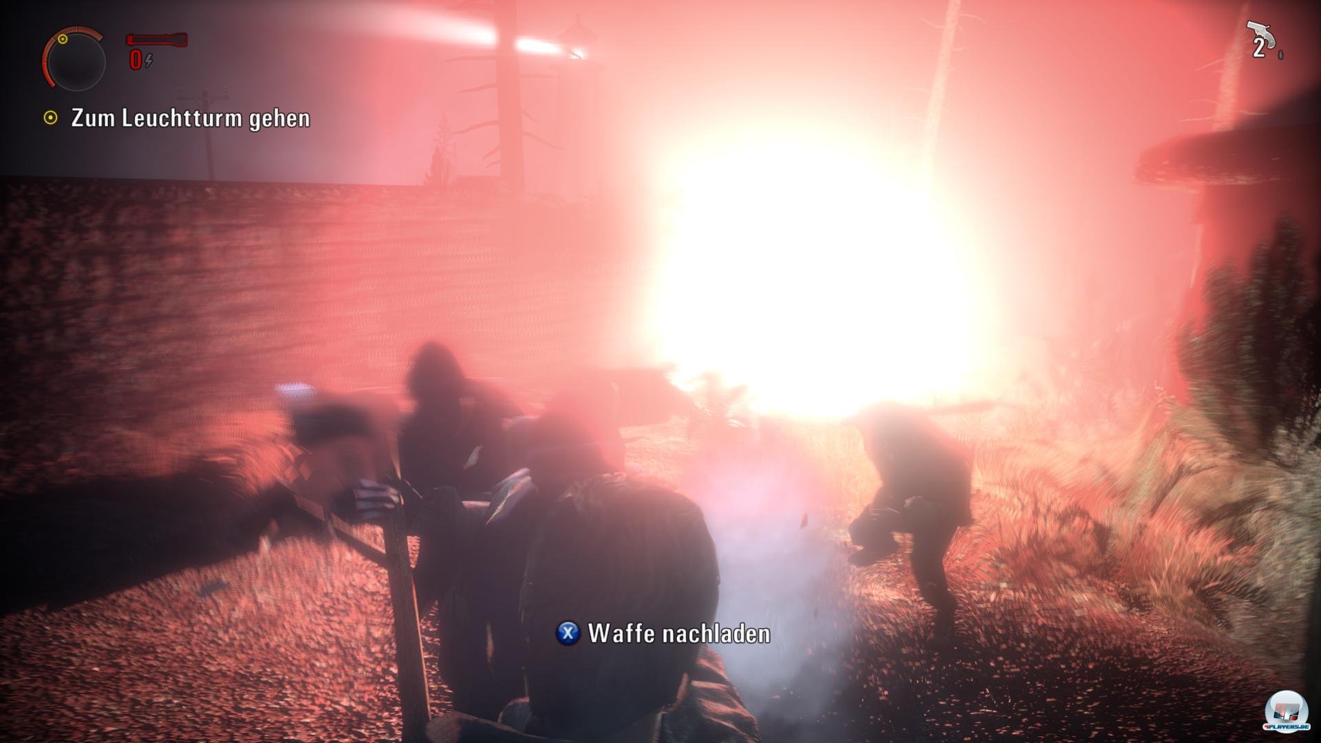 Die explosiven Feuergefechte im Dunkeln sorgen f&uuml;r Actionspa&szlig;.