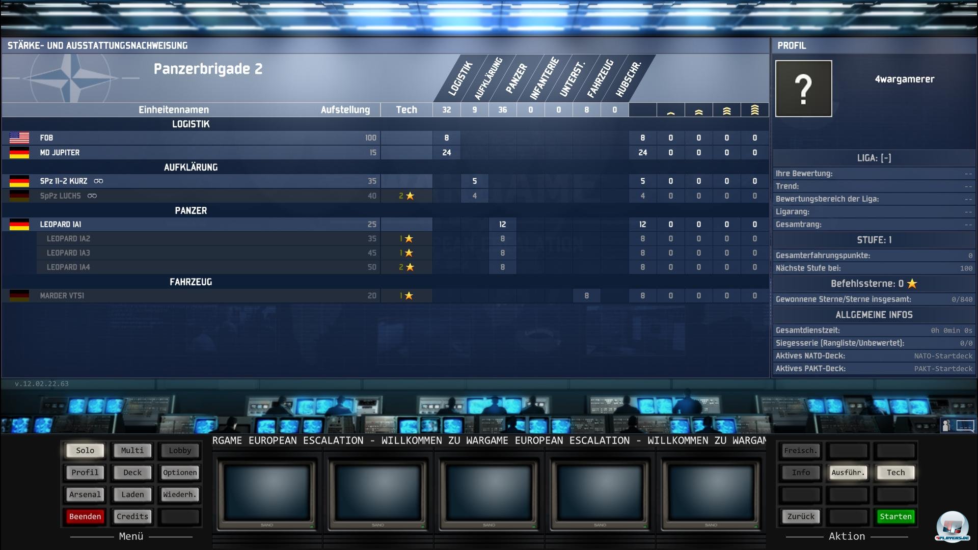 Das statische Hauptquartier verspr&uuml;ht den Charme einer Exceltabelle.