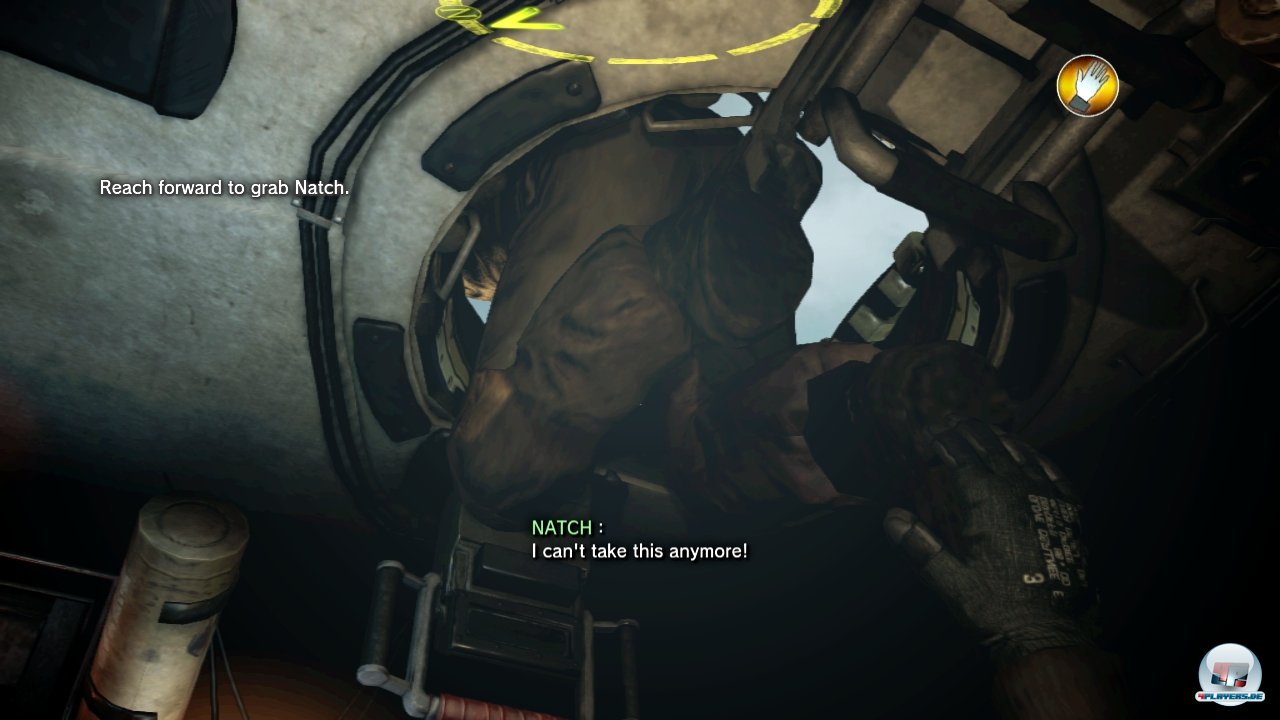 Die Quicktime-Events sorgen f&uuml;r besonders viel Frust: Zieht man den panischen Natch nicht rechtzeitig am Bein, stirbt er.