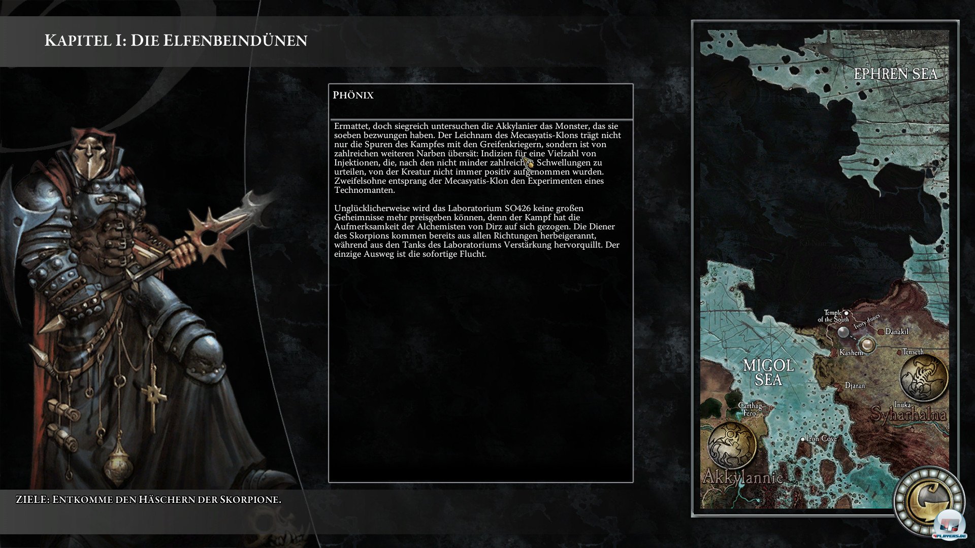 Greifen und Skorpione sind nicht gut aufeinander zu sprechen, weshalb sie sich bis aufs Blut bek&auml;mpfen. 