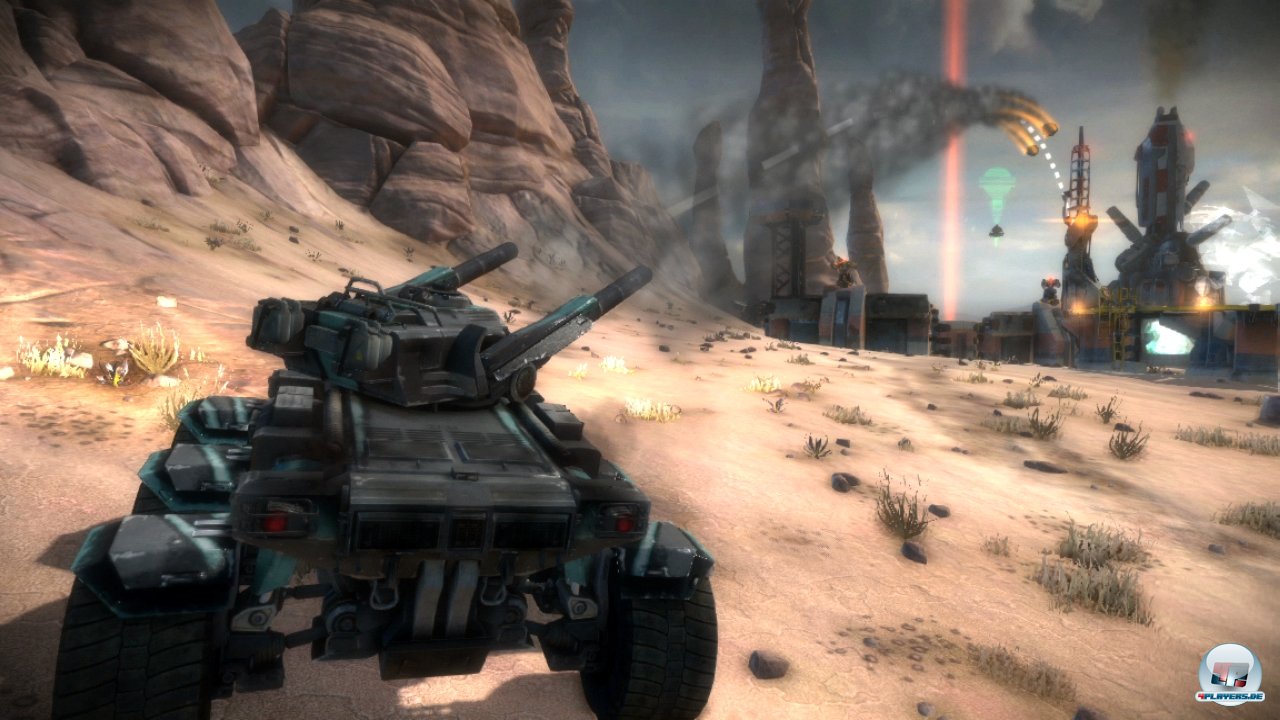 Die Artillerie kann eine Basis &uuml;ber weite Strecken unter Beschuss nehmen.