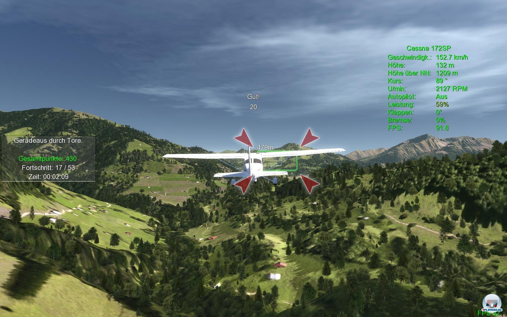 In Aufgaben wird mir spielerisch die Welt der Flugsimulation n&auml;hergebracht.