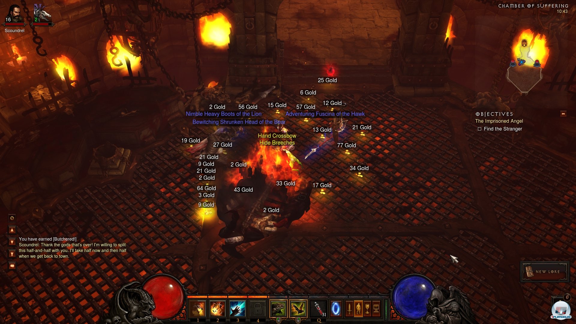 Haufenweise Beute (darunter auch seltene Gegenst&auml;nde) kann nur eines bedeuten: Ein Boss wurde nach hartem Kampf besiegt