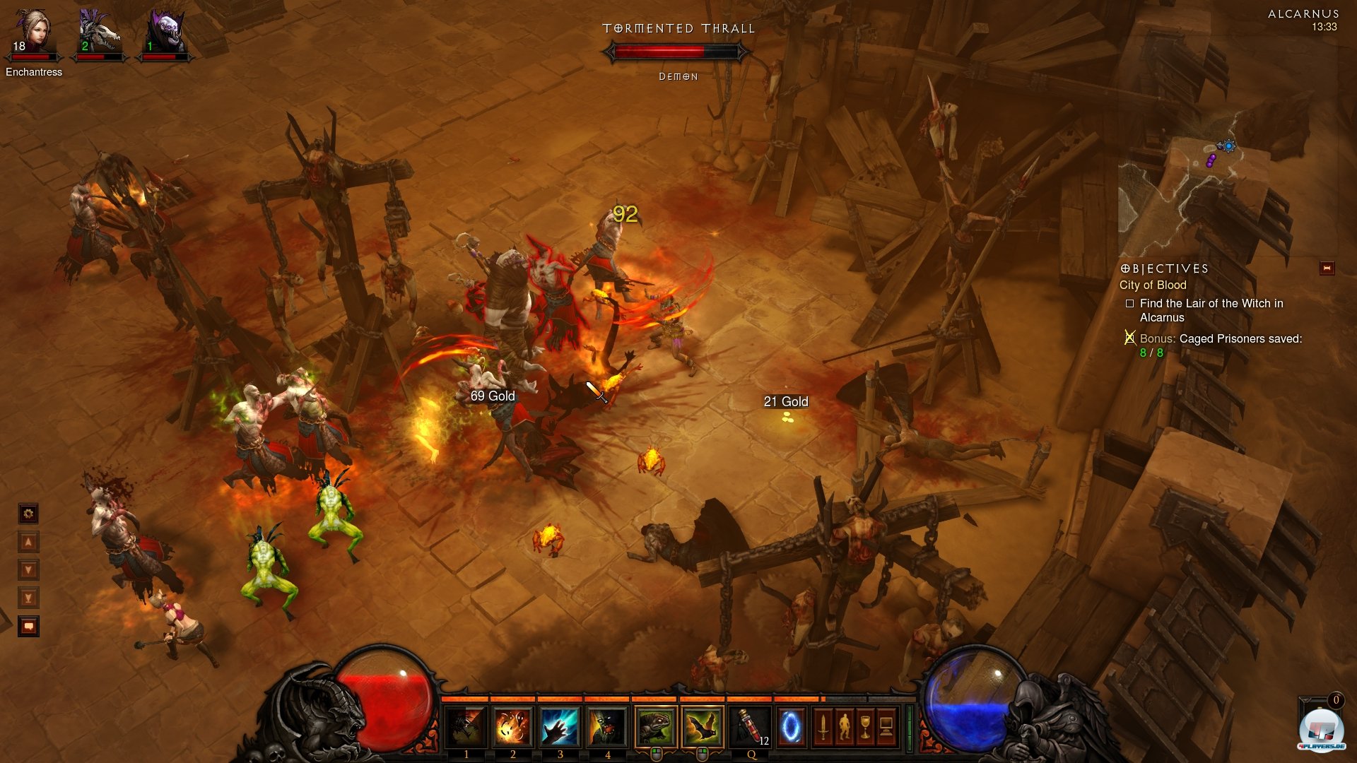 Mitunter kann man in den K&auml;mpfen den &Uuml;berblick verlieren.