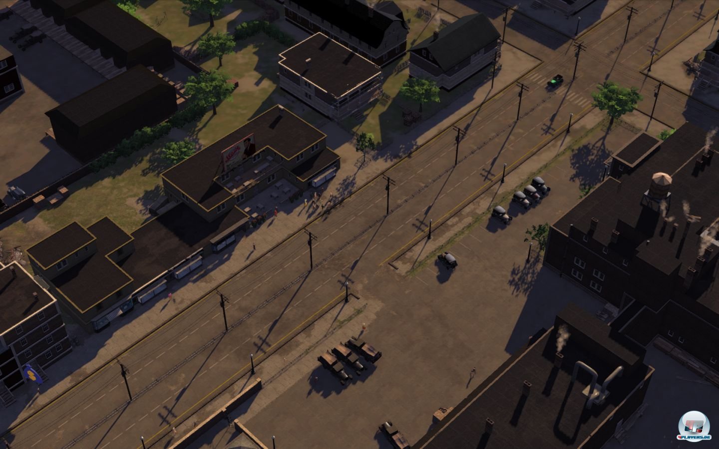 Dies sollen die Stra&szlig;en in Atlantic City sein, k&ouml;nnten aber auch aus jeder anderen amerikanischen Stadt jener Epoche stammen - die Kulisse wirkt oberfl&auml;chlich und austauschbar.