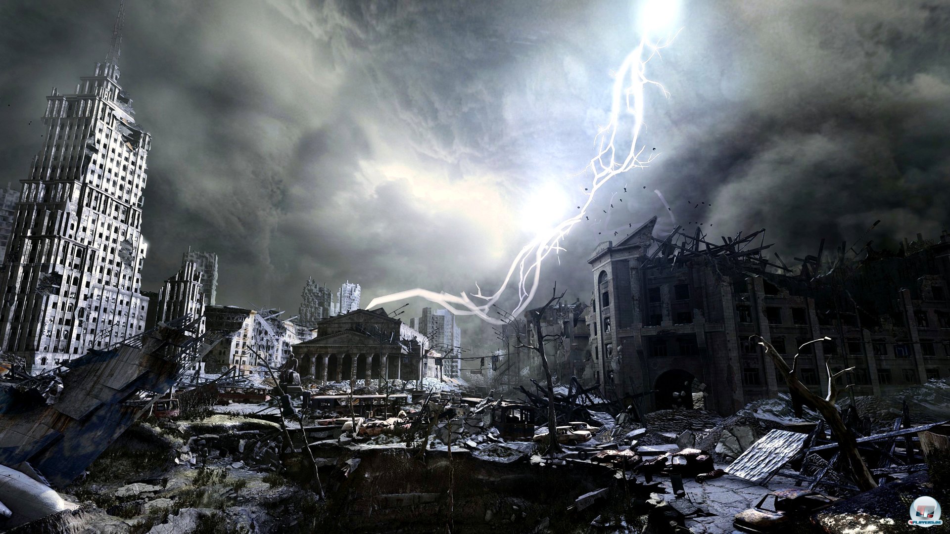 Die radioaktiv verseuchte Oberwelt ist ebenso sch&ouml;n wie bedrohlich.