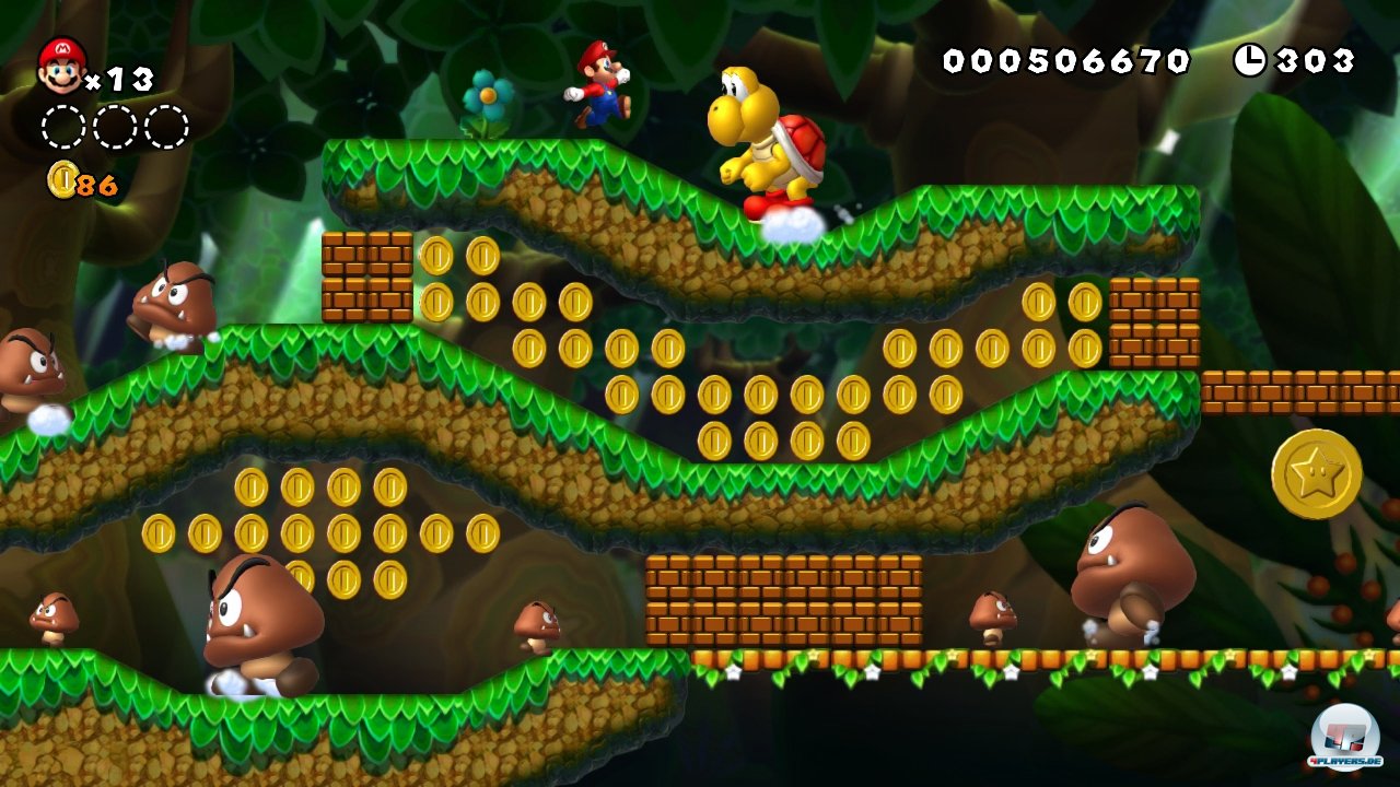Es ist nicht das schwerste Mario-Abenteuer aller Zeiten, aber auch fern vom l&auml;cherlichen Schwierigkeitsgrad eines NSMB 2 entfernt.