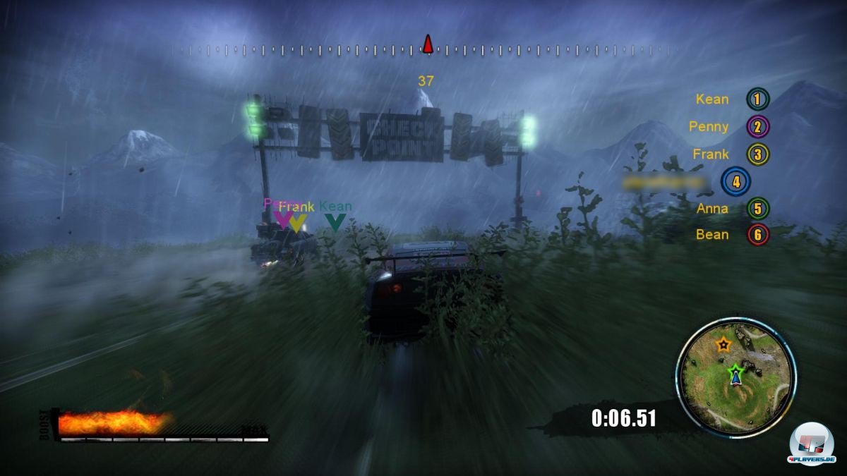 Kein Open World: Die Karriere-Rennen werden aus dem Men&uuml; gestartet. W&auml;hrend des Rennens darf man aber frei im offenen Areal abk&uuml;rzen.