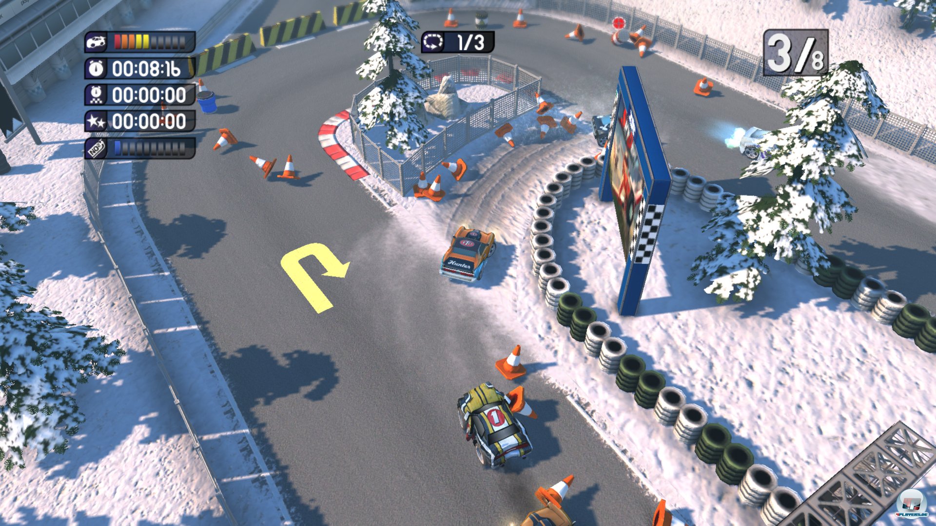 Gelegentlich lassen sich kleine Abk&uuml;rzungen nutzen - allerdings hat man auf Schnee oder Sand weniger Grip.