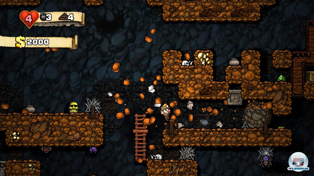 Vorsicht, Falle: Greift man nach dem Goldsch&auml;del, poltert ein t&ouml;dlicher Findling &uuml;ber den Schirm.