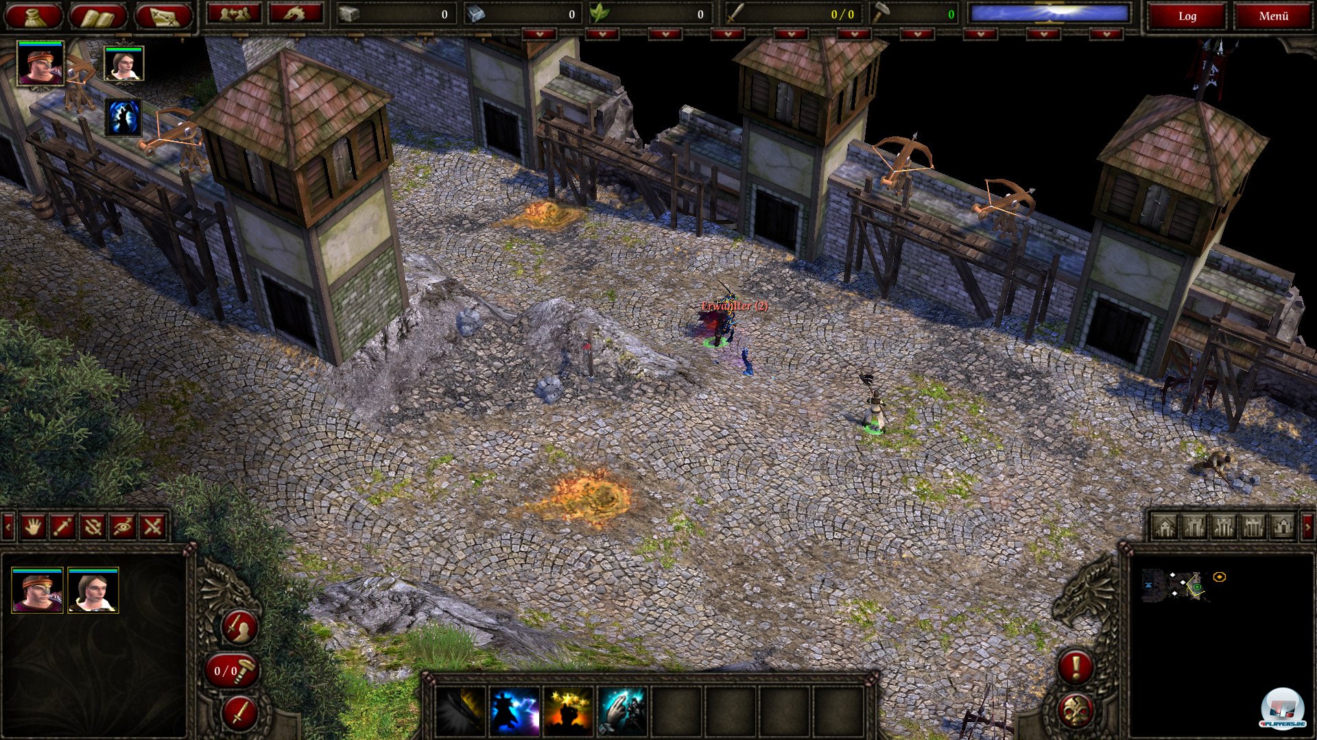 In stets hom&ouml;opathischen Dosen treten Feinde auf, die man schnell wegkillt.