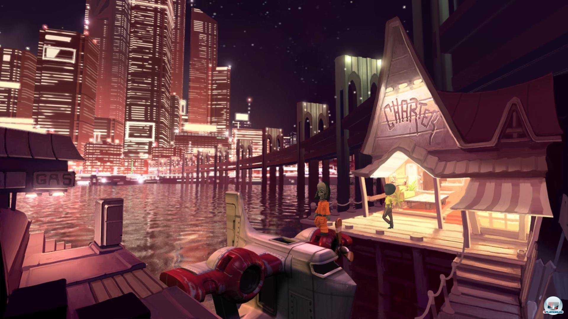 Der verschollene Ziehvater Kaonandodo hat den Br&uuml;dern diese Schottm&uuml;hle hinterlassen - welche der Spieler wieder flott bekommen muss. 