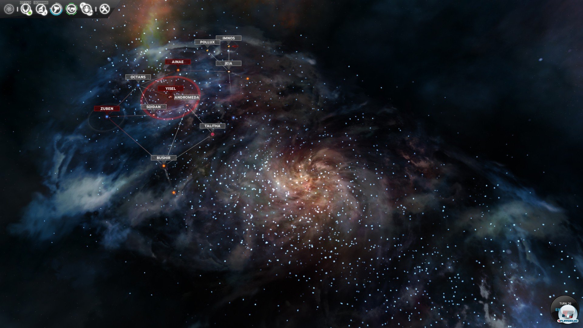 Dank der hervorragenden Benutzerf&uuml;hrung beh&auml;lt man selbst in gro&szlig;en Imperien stets den &Uuml;berblick.