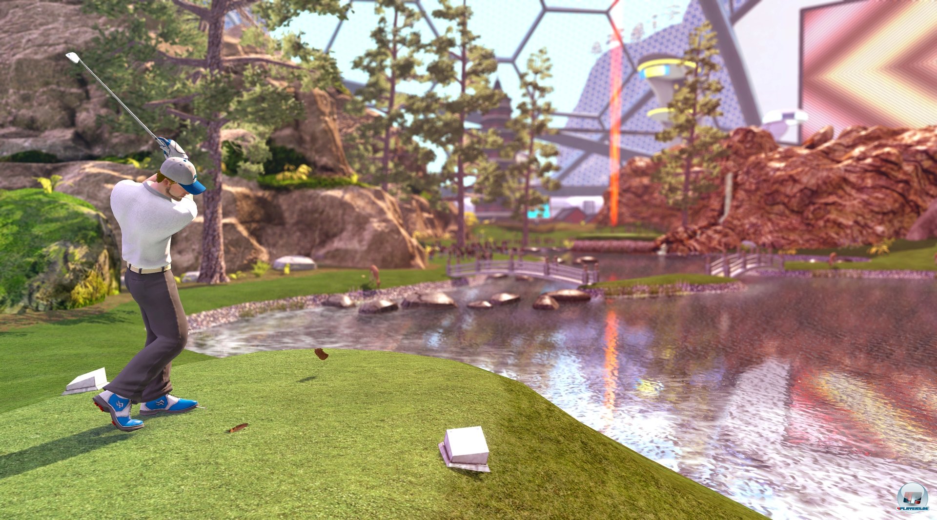 Beim Golfen ist Gef&uuml;hl gefragt.