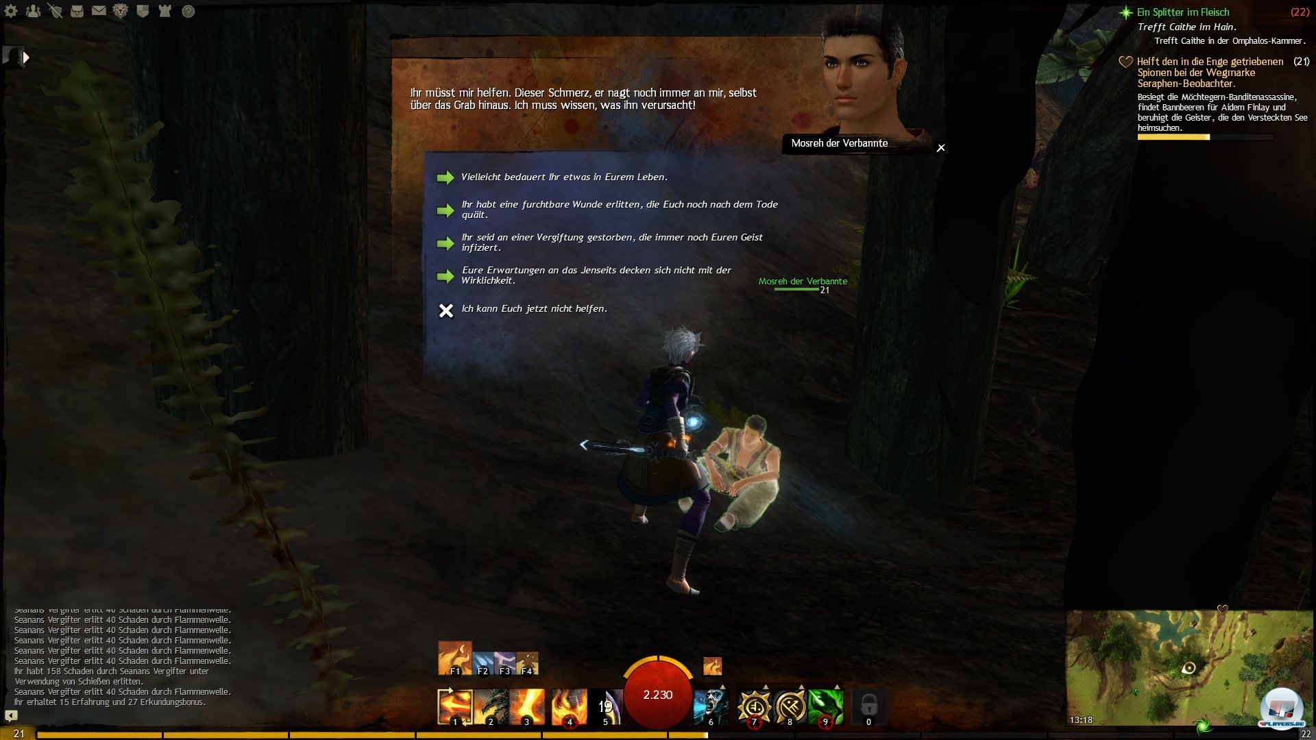 Ein Beispiel f&uuml;r Abweichungen vom k&auml;mpferischen Missions-Alltag: Was ist diesem Geist passiert? Wie kann man ihn erl&ouml;sen? 