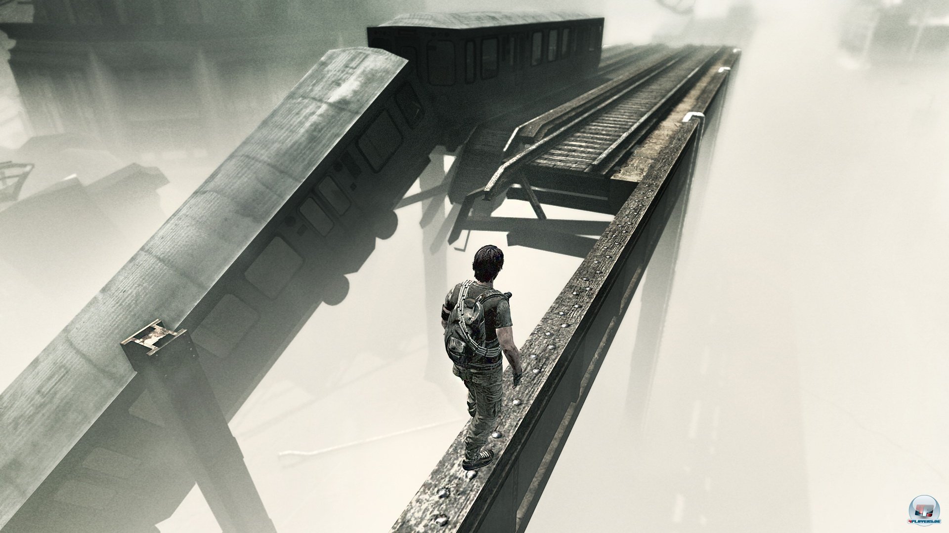 Man kann zwar aufgrund des t&ouml;dlichen Staubs nicht weit sehen, aber die Stadt Haventon verstr&ouml;mt mit ihren Graut&ouml;nen eine bedr&uuml;ckende Atmosph&auml;re.