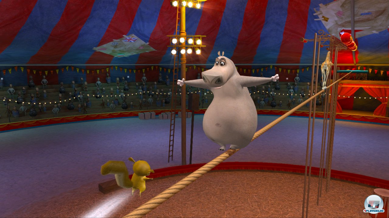 Hat man eine Stadt abgeschlossen, versucht man sich in durchwachsenen Zirkus-Minispielen. Hat man eine Stadt abgeschlossen, versucht man sich in durchwachsenen Zirkus-Minispielen.