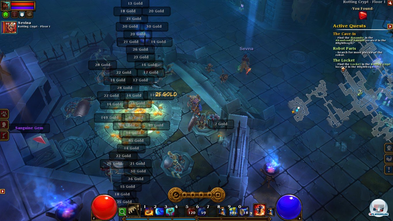 So sieht eine prall gef&uuml;llte Goldkammer nach einem Bosskampf aus!