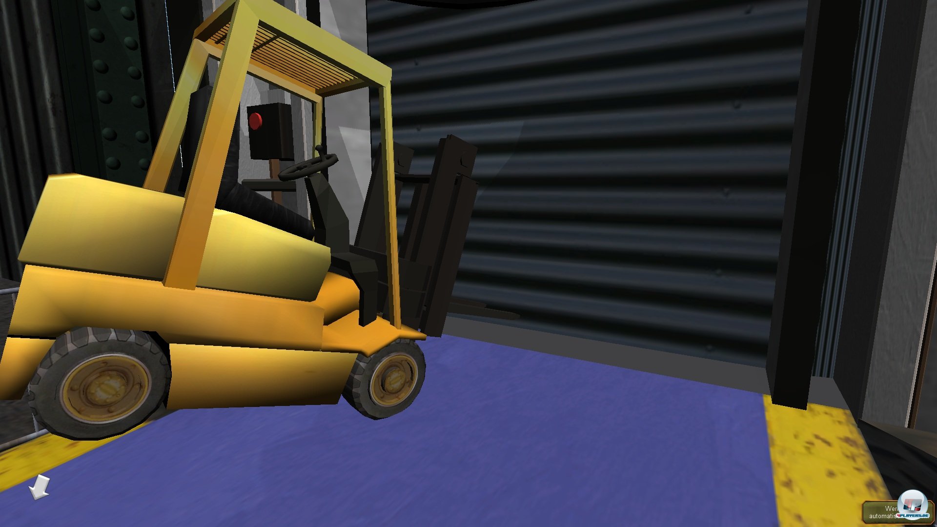 Laderampe frisst Gabelstapler - passiert ja auch in der Realit&auml;t andauernd