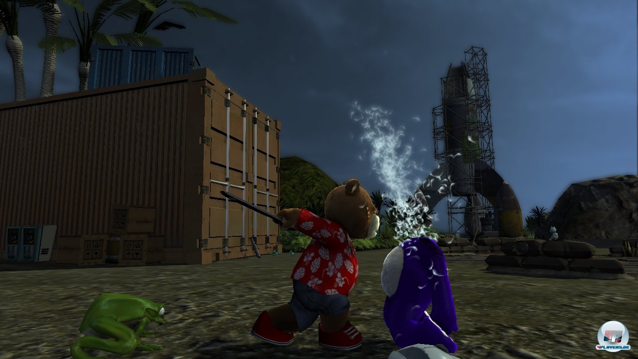 Wieder ist Naughty ein Teddy zum Opfer gefallen und wurde entpl&uuml;scht.