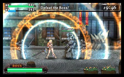 Das Pr&uuml;gelprinzip orientiert sich am Saturn-Klassiker Guardian Heroes und reichert dies mit leichten Rollenspiel-Elementen an.