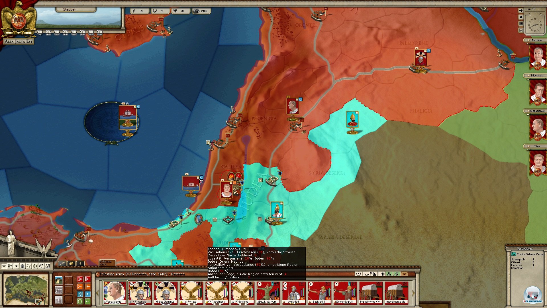 J&uuml;discher Aufstand: Die Computerfeinde sind st&auml;ndig aktiv, was sie aber geschickt anstellen. 