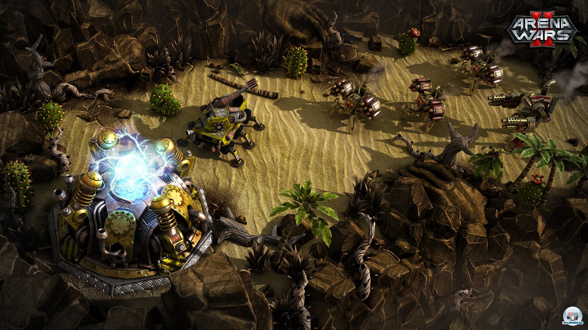 Leider gleichen sich die Schlachtfelder zu sehr - Abwechslung ist nicht die St&auml;rke des Spiels.