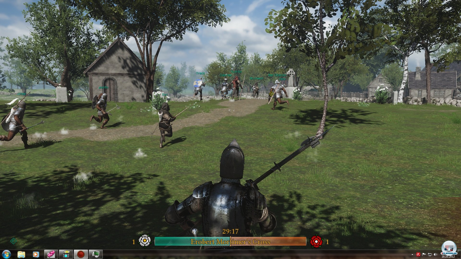 Punkte bekommt man haupts&auml;chlich f&uuml;r Treffer beim K&auml;mpfen und eroberte Stellungen.